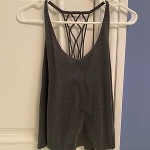 Lululemon gray flowy tank